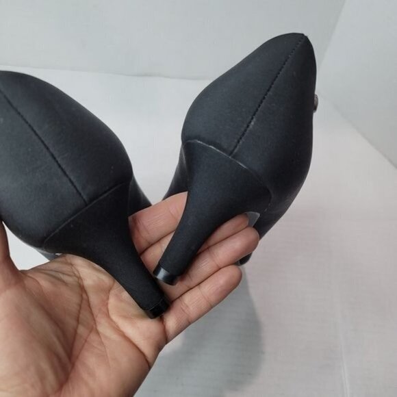 LifeStride Parigi Round Toe Pumps in Black Size 10 W - Picture 9 of 13